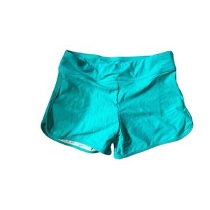 Teal Athletic Shorts Lightweight Performance